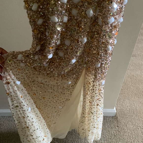 epic nights sequin dress Prom Dress Sequin Fringe Epic Nights Sequin Dress Impress Luxe Black One Shoulder Beaded Fringe Sequin